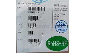 Lenovo SO28E10328 Tab K11 UK-Spanish KB;Gray;KH