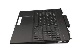 SP5CD8279 Original HP Tastatur inkl. Topcase DE (deutsch) schwarz/schwarz mit Backlight