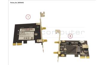 Fujitsu PCI-E M.2 BOARD (W. FH BRACKET) für Fujitsu Esprimo D556/E94