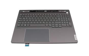 ST61K08272 Original Lenovo Tastatur inkl. Topcase DE (deutsch) grau/grau mit Backlight