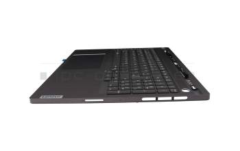 ST61K08272 Original Lenovo Tastatur inkl. Topcase DE (deutsch) grau/grau mit Backlight