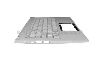 SV03P_A84SWL Original Acer Tastatur inkl. Topcase CH (schweiz) silber/silber mit Backlight