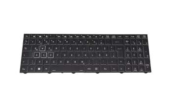 Sager Notebook NP6271C-S (NP70RNC1) Original Tastatur DE (deutsch) schwarz mit Backlight (Gaming)