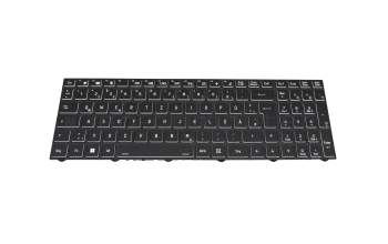 Sager Notebook NP8875D (PD70SND-G) Original Tastatur DE (deutsch) schwarz mit Backlight