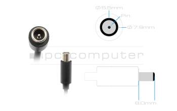 Segway Ninebot KickScooter F25I Original Netzteil 70,0 Watt abgerundete Bauform