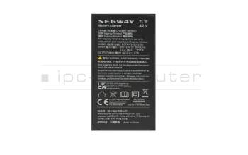 Segway Ninebot KickScooter F25I Original Netzteil 71,0 Watt EU Wallplug abgerundete Bauform