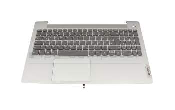 T048L2 Tastatur inkl. Topcase DE (deutsch) anthrazit/silber mit Backlight Fingerabdruck