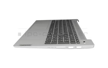T048L2 Tastatur inkl. Topcase DE (deutsch) anthrazit/silber mit Backlight Fingerabdruck