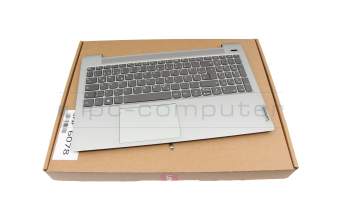 T048L2 Tastatur inkl. Topcase DE (deutsch) anthrazit/silber mit Backlight Fingerabdruck