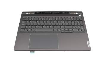 T087L2 Tastatur inkl. Topcase CH (schweiz) grau/grau mit Backlight