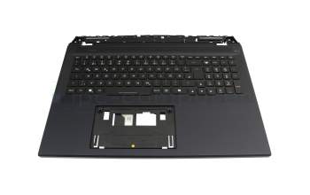 T106C1 Tastatur inkl. Topcase DE (deutsch) schwarz/schwarz mit Backlight