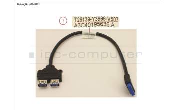 Fujitsu T26139-Y3999-V507 CBL_FRONT_USB