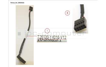 Fujitsu T26139-Y4018-V12 CABLE INTERNAL USB (220MM)