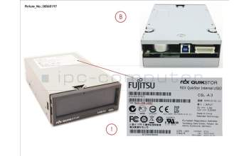 Fujitsu RDX 3,5\'USB3.0 INT für Fujitsu Primergy RX300 S8