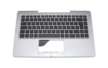 TDT300 Tastatur inkl. Topcase DE (deutsch) schwarz/silber