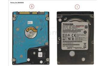 Fujitsu SSHD 500GB 2.5 8GB S3/TOS 4K-AF (7MM) für Fujitsu Esprimo D556
