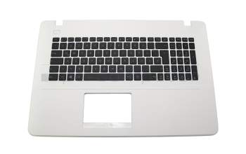 Tastatur (DE) schwarz/weiß - ohne Touchpad für Asus X751LDV
