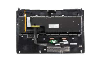 Tastatur (FR) + Topcase, Touchpad mit Silberrand für Asus ROG G750JZ