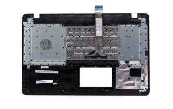 Tastatur (FR) schwarz/schwarz - ohne Touchpad für Asus F751LN