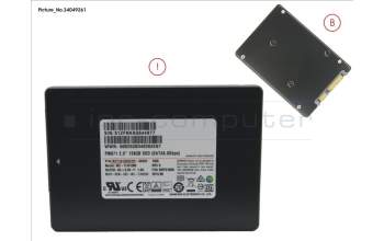 Fujitsu SSD S3 128GB 2.5 SATA/UGS (7MM) für Fujitsu Esprimo D556
