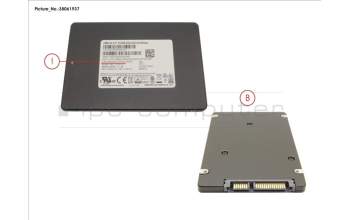 Fujitsu UGS:MZ7LN512HAJQ-TCG SSD S3 512GB 2.5 SATA/UGS(FDE) (7MM)
