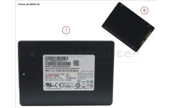 Fujitsu SSD S3 512GB 2.5 SATA (7MM) (OPAL) für Fujitsu Esprimo D556/E94
