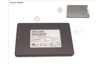 Fujitsu UGS:MZ7TY256HDHP SSD S3 256GB 2.5 SATA (7MM)