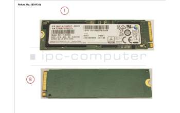 Fujitsu SSD PCIE M.2 2280 256GB für Fujitsu Esprimo D757