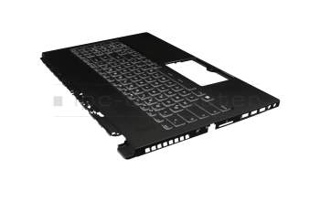 V143422GK2 Original Sunrex Tastatur inkl. Topcase DE (deutsch) schwarz/schwarz mit Backlight