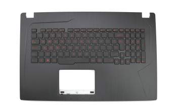 V156362EK1 Original Sunrex Tastatur inkl. Topcase UK (englisch) schwarz/schwarz mit Backlight