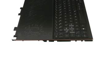 V161162FK1 GR Original Sunrex Tastatur inkl. Topcase DE (deutsch) schwarz/schwarz mit Backlight