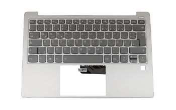 V161520GK1-GR Original Sunrex Tastatur inkl. Topcase DE (deutsch) grau/silber mit Backlight