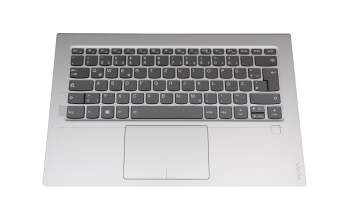 V163420AK1-GR Original Sunrex Tastatur inkl. Topcase DE (deutsch) grau/silber mit Backlight