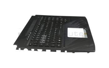 V170146EK1 Original Sunrex Tastatur inkl. Topcase DE (deutsch) schwarz/schwarz mit Backlight