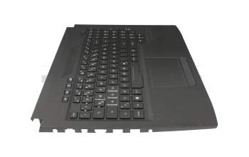 V170162AK1 GR Original Sunrex Tastatur inkl. Topcase DE (deutsch) schwarz/schwarz mit Backlight