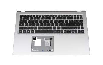 V1805D3 Original Acer Tastatur inkl. Topcase FR (französisch) schwarz/silber