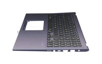 V182562BE1 Original Sunrex Tastatur inkl. Topcase DE (deutsch) schwarz/blau