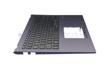 V182562BE1 Original Sunrex Tastatur inkl. Topcase DE (deutsch) schwarz/blau