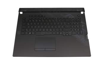 V1850261E1 Original Sunrex Tastatur inkl. Topcase DE (deutsch) schwarz/schwarz mit Backlight