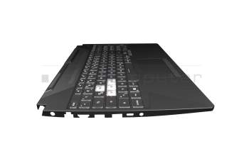 V191346HE1 Original Sunrex Tastatur inkl. Topcase DE (deutsch) schwarz/transparent/schwarz mit Backlight
