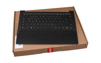 V200120AK1-GR Original Sunrex Tastatur inkl. Topcase DE (deutsch) schwarz/schwarz mit Backlight