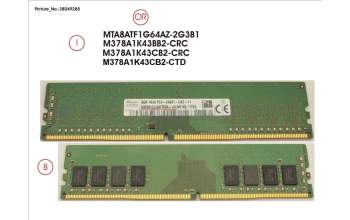 Fujitsu V26808-B5004-G302 MEMORY 8GB DDR4-2400 UD