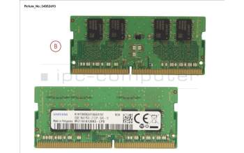 Fujitsu V26808-B5034-F131 MEMORY 8GB DDR4-2133