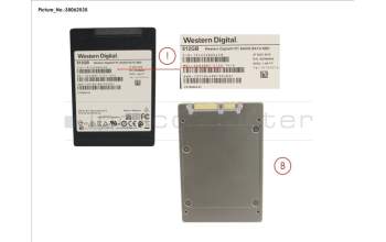 Fujitsu WDC:SDASB8Y-512G SSD S3 512GB 2.5 SATA MLC (7MM)