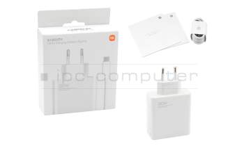 Xiaomi 10 Ultra Original USB-C Netzteil 120,0 Watt EU Wallplug weiß (Charging Combo Type-A)