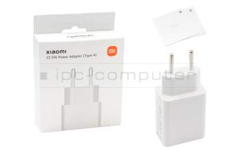 Xiaomi Mi Note 10 Lite Original USB Netzteil 22,5 Watt EU Wallplug weiß (Charging Combo Type-A ohne Kabel)
