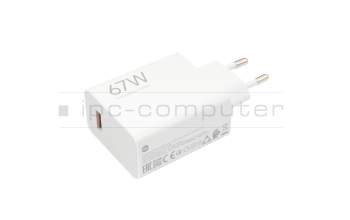 Xiaomi Redmi 7a Original USB-C Netzteil 67,0 Watt EU Wallplug weiß (Charging Combo Type-A)