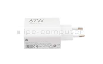 Xiaomi Redmi Note Original USB-C Netzteil 67,0 Watt EU Wallplug weiß (Charging Combo Type-A)