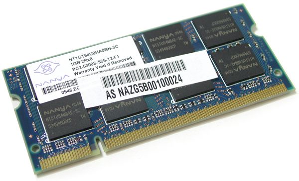 Asus 04G001617634 DDRII667 SO-D NANYA 1GB