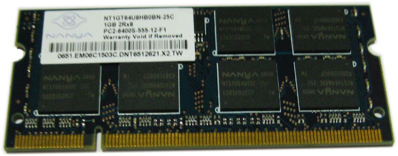 Asus 04G001617636 DDRII800 SO-D NANYA 1GB 200P
